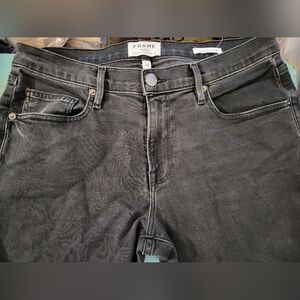 Mens Frame Soft Black Jeans sz 31x30